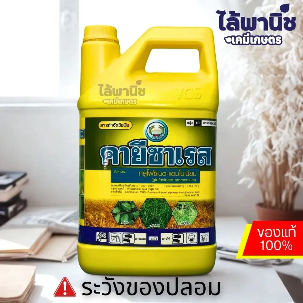 คายีซาเรส 4L แกลลอน [กลูโฟซิเนต-แอมโมเนียม] ลัง×6