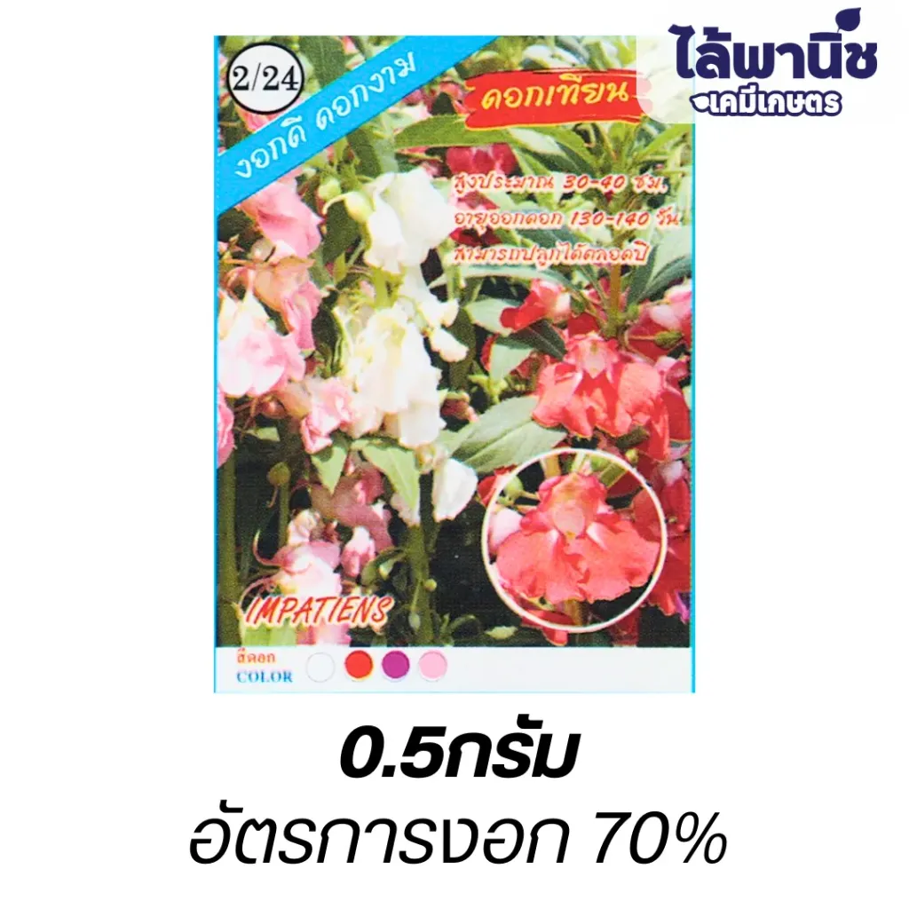 ดอกเทียน (ตราปลาทองตอง3) ซอง