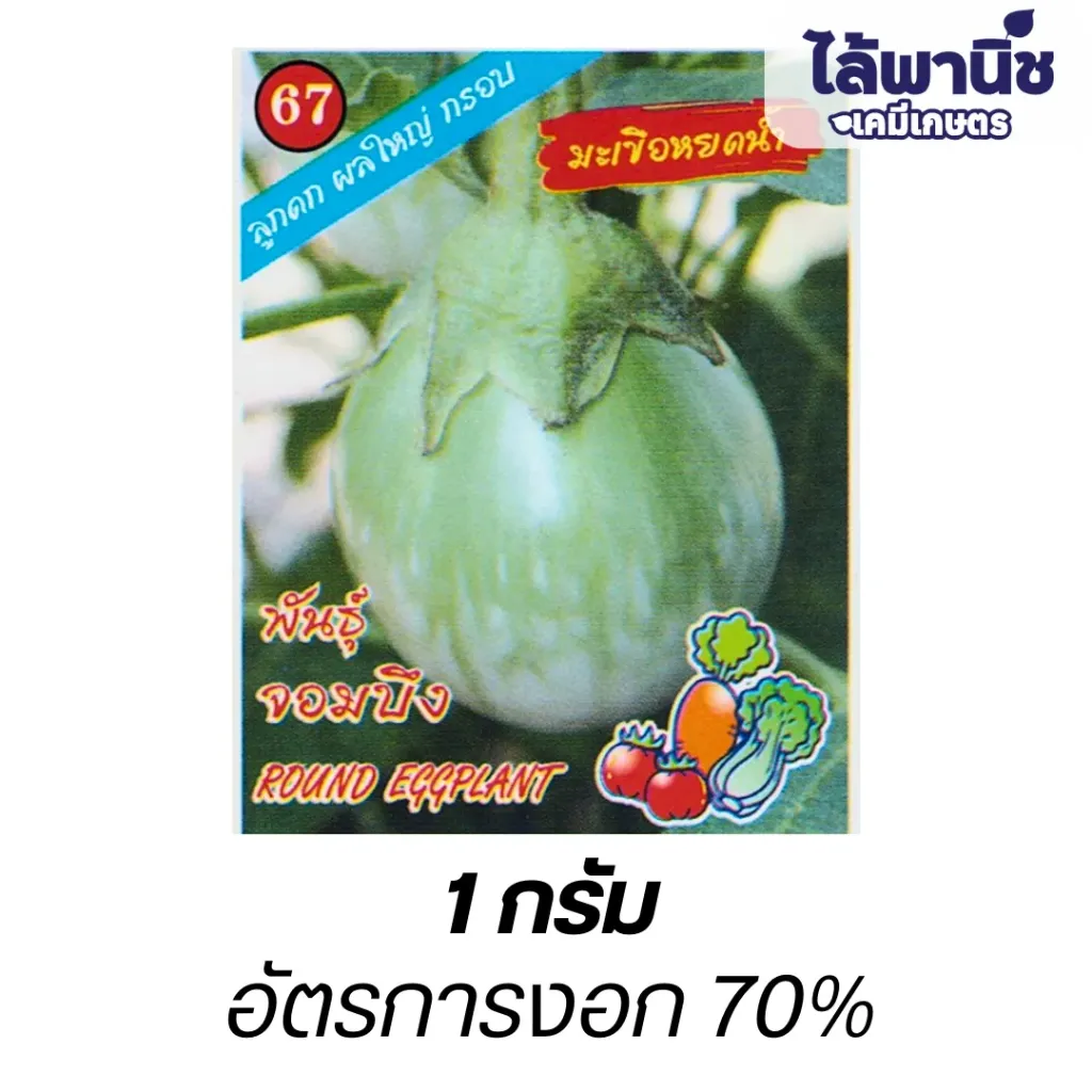 มะเขือหยดน้ำ (ตราตอง3) ซอง