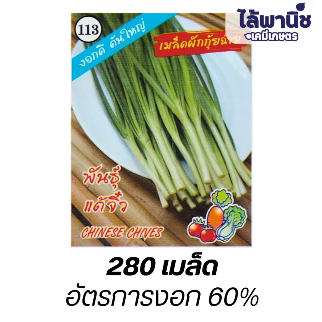 เมล็ดกุ้ยฉ่าย (ตราตอง3) ซอง