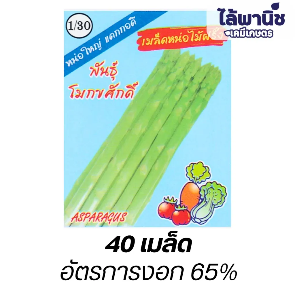 หน่อไม้ฝรั่ง (ตราตอง3) ซอง