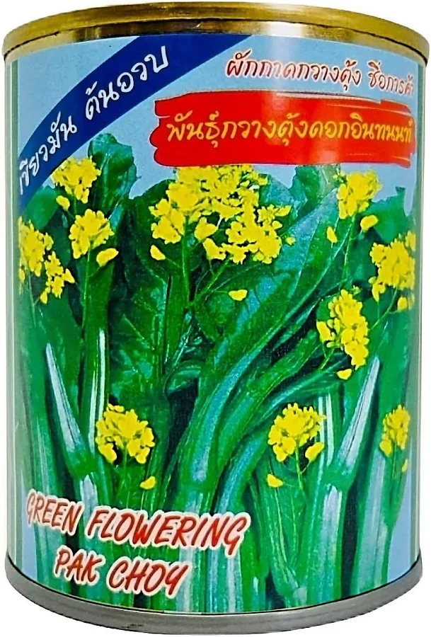 กวางตุ้งดอกฮ่องกง พันธุ์อินทนนท์ ขนาด3 (ตราปลาทอง) กระป๋อง