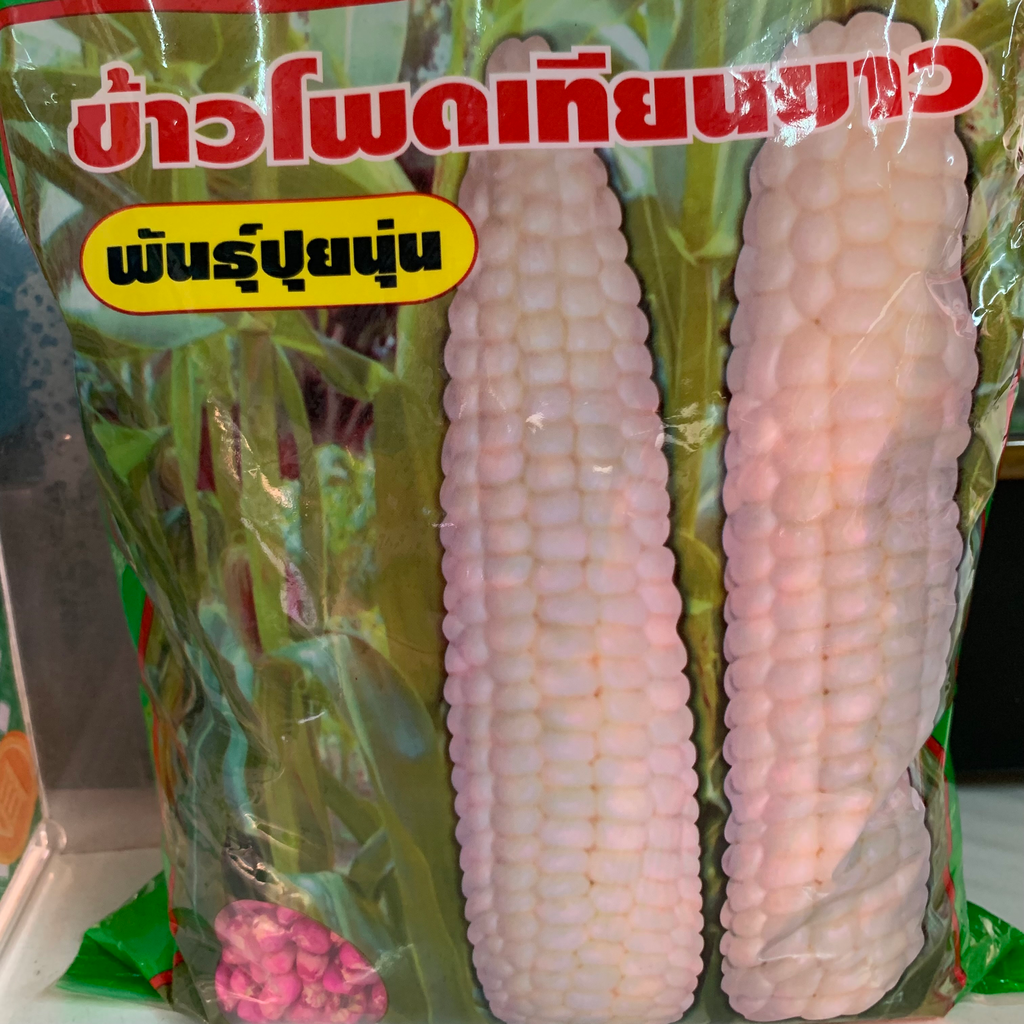 ข้าวโพดเทียนขาวปุยนุ่น กก (ตราสิงห์) ถุง