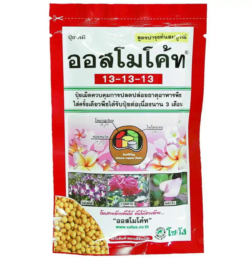 ออสโมโค้ท 13-13-13 100g ซองเล็ก(3 เดือน) ลังx50